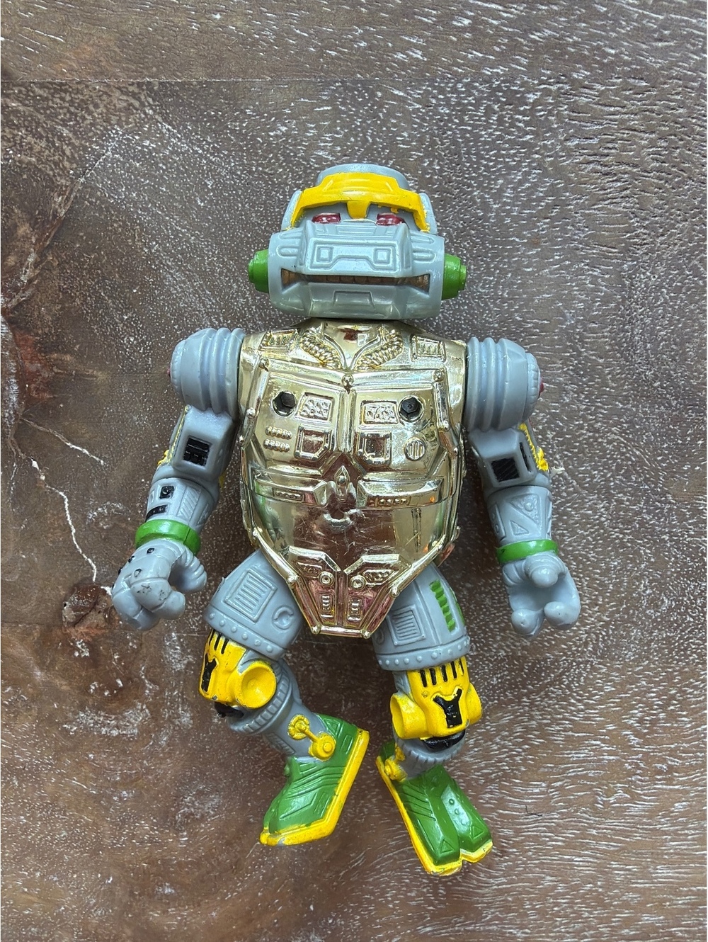 Vintage TMNT Metalhead Action Figure Playmates 1989 Clean Chrome Robot Loose